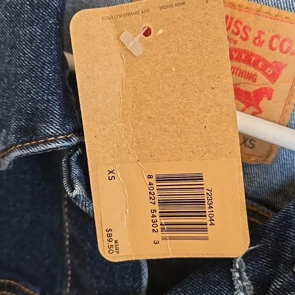 Men Levi's Denim Jacket sz XS - Picture 6 of 9